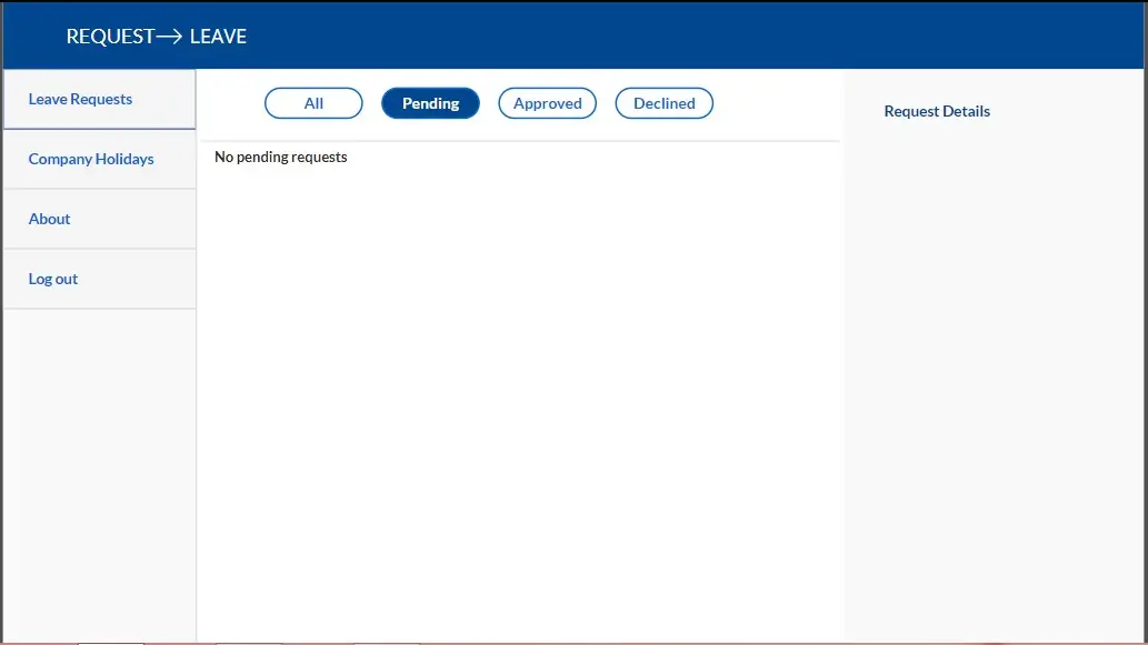 Leave Balance and Pending Requests Leave Balance and Pending Requests